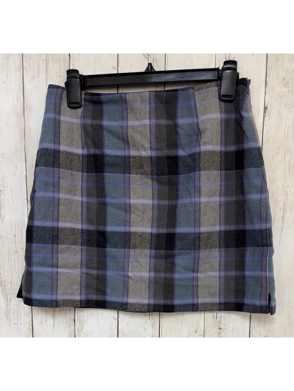 New The Limited Stretch Plaid Mini Skirt Size 6 NWT